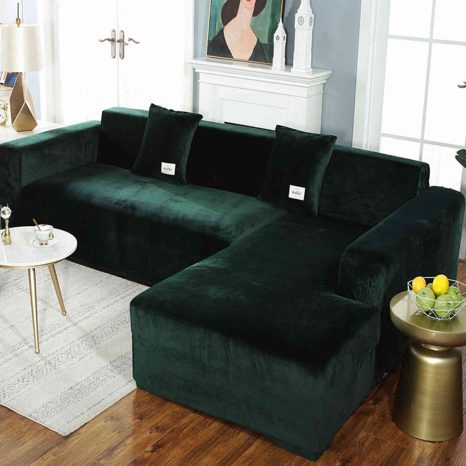 Dark Green-4 Set Sofa 235-300cm