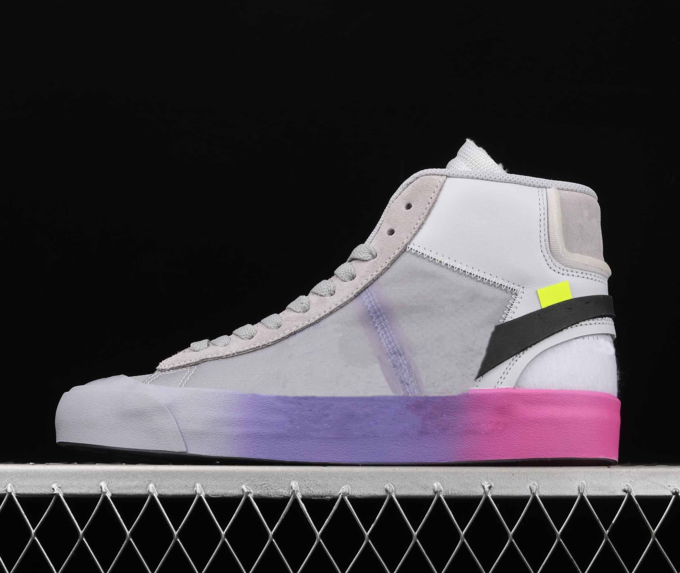 off-white X blazer mid 2021 Serena Williams X Rainbow Eve Mens Shoes