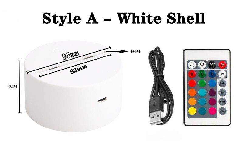 Style A-White Shell