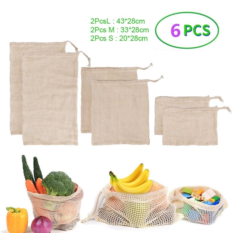 cotton vegetable bolsas