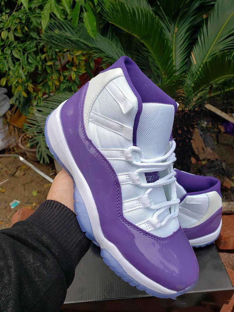 purple and white 11s