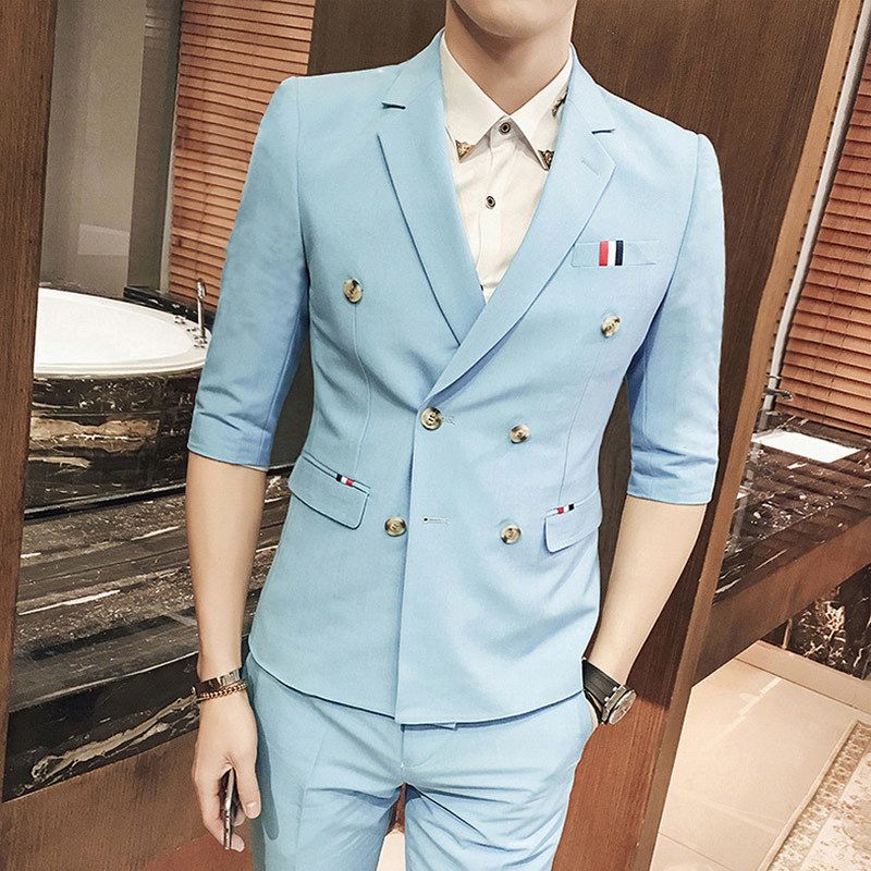 Safari Suit Summer Wedding Mens Suits 