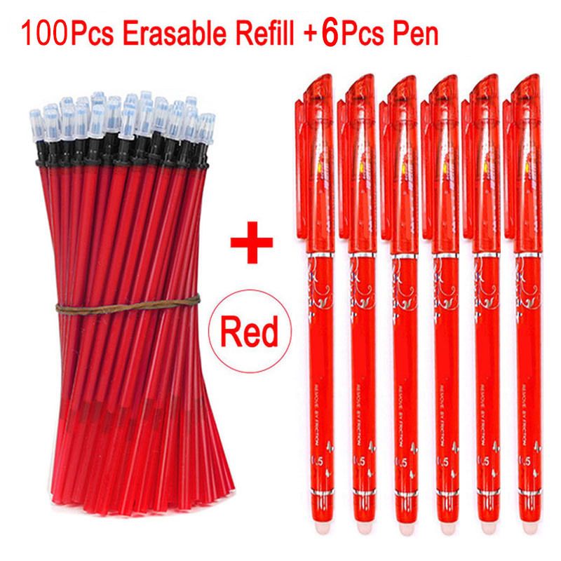 6 القلم الأحمر 100 حبر