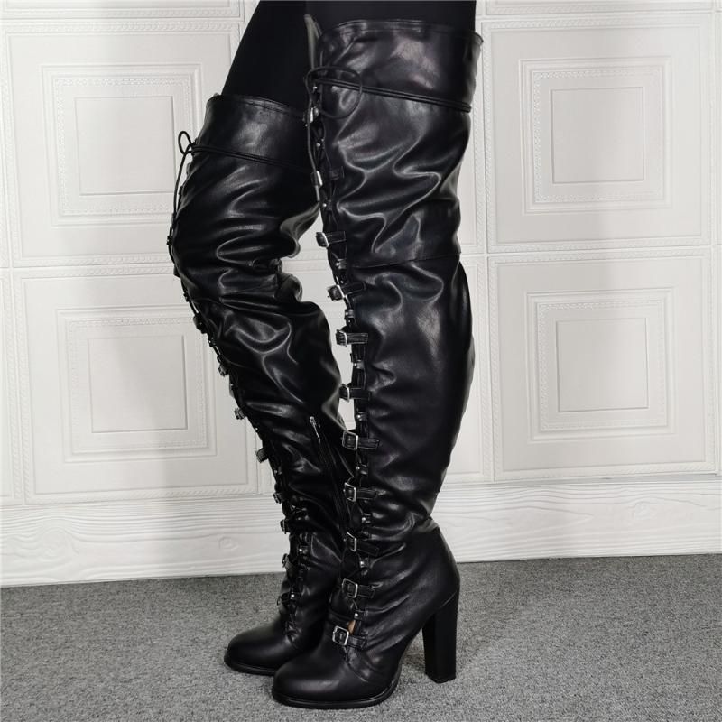 stylish thigh high boots