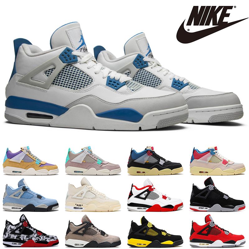 Nike Air Jordan 4 Retro Military Blue Mens Basketball Shoes Jordans 4s Neon  Bred Cool Grey Black Cat White Cement Men Trainer Sports Sneakers From  Stillsale, $77.73