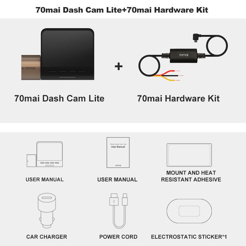 70mai Lite N HW Kit-64GB SDカード