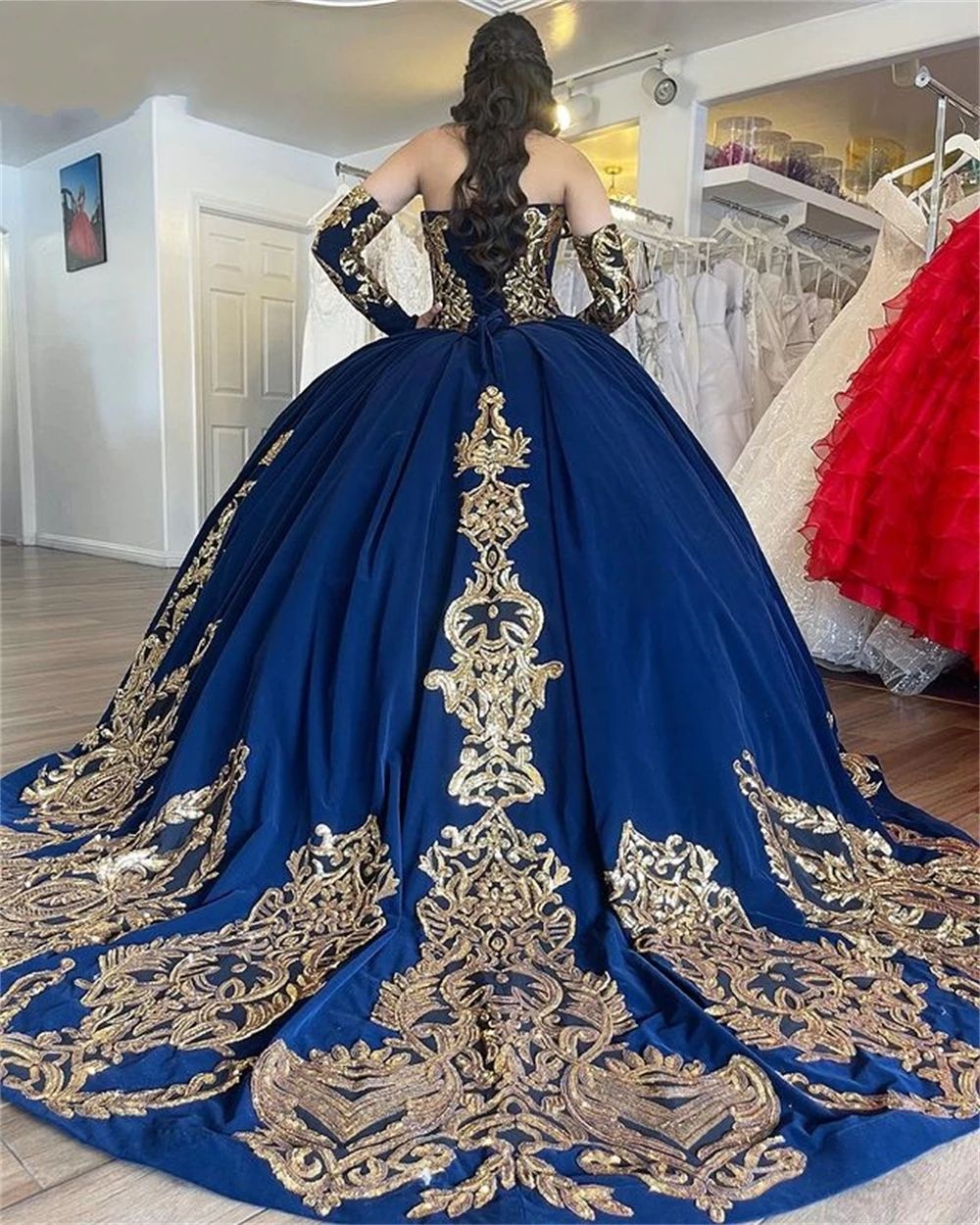 Green Princess Quinceanera Dresses Beading Appliques Party Dress Tulle Elegent Sweet Vestido De 15 16 Anos