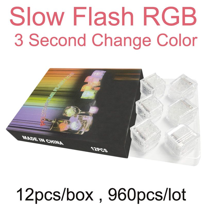 960 stks Slow Flash Ice Cube Lights