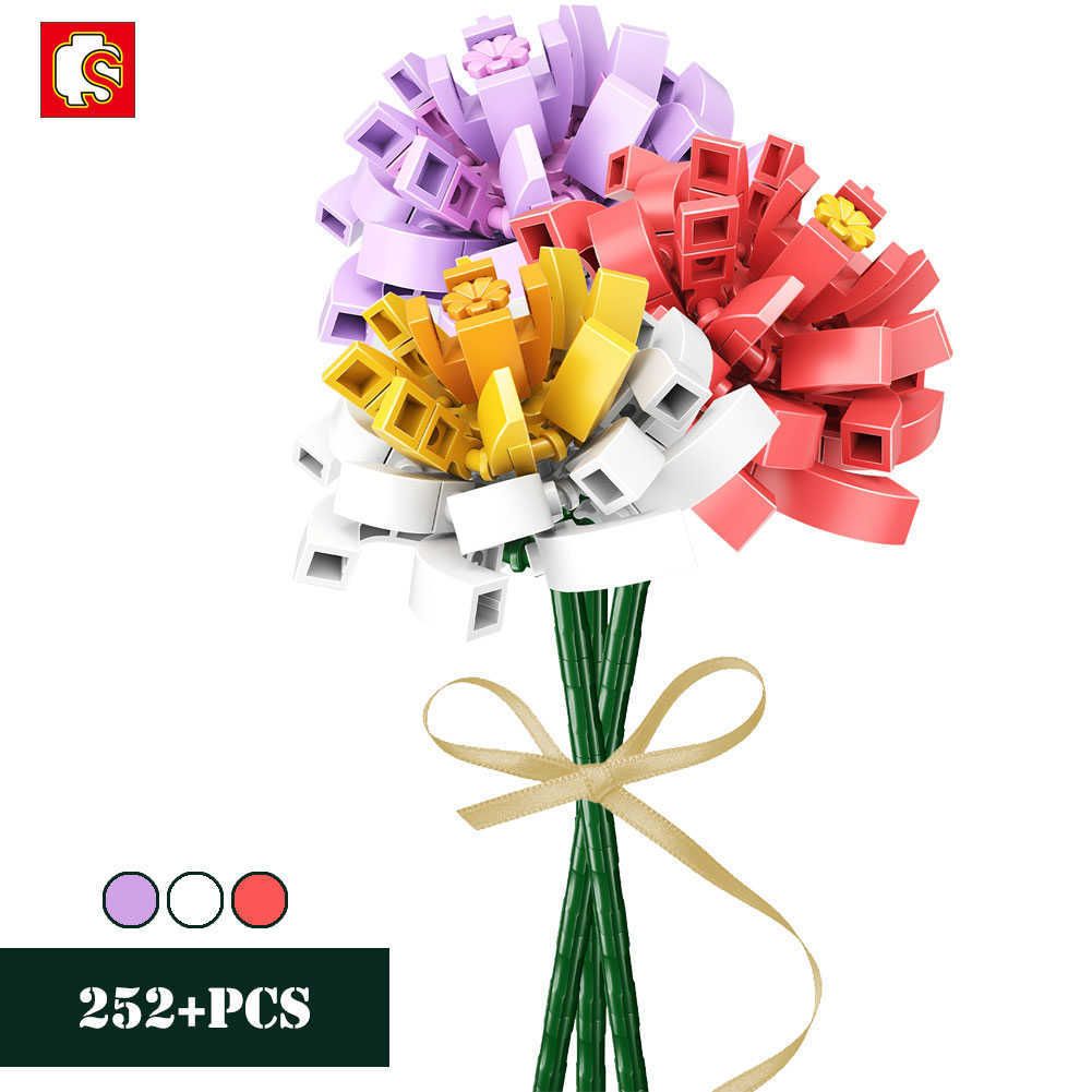 Flores 252 pcs-sem box flores bouqu