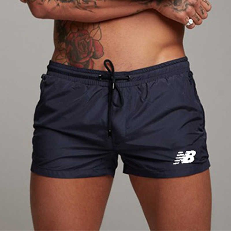 Navy running shorts