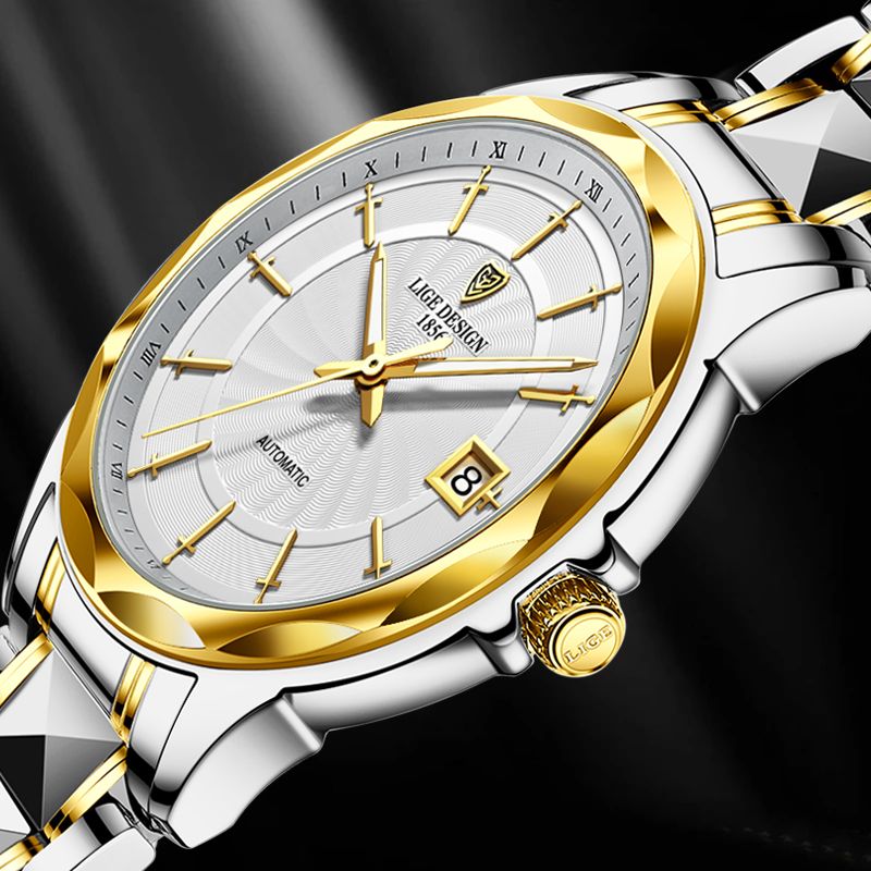 Groothandel Stijlvolle En Goedkope Dail Diameter 2021 Zwaardvormige Pointer  Automatische Mechanische Horloge Luxe Tungsten Staal 50 M Waterdichte  Business Horloge Mannen Horloges |DHgate