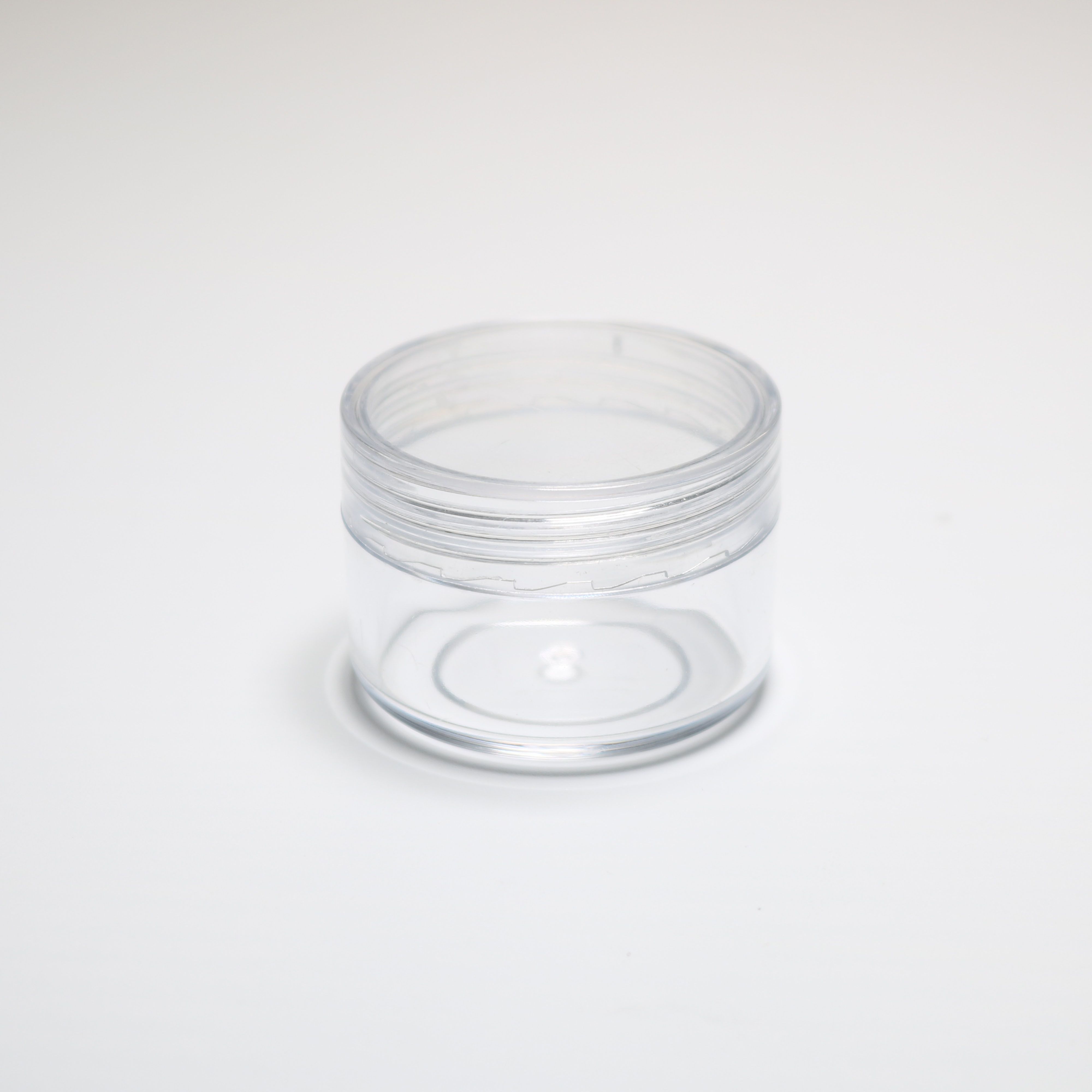 15G clear lids clear base