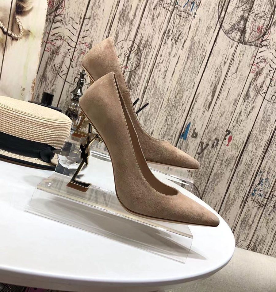 Acquistare Lv  Louis  Vitton Ysl  Tacchi Designer Di Lusso Scarpe  2021 Sandali Di Moda Tacchi Alti Di Alta Qualità Imitazione Contatore Di  Alta Qualità Sandali Di Marca Tacchi Alti