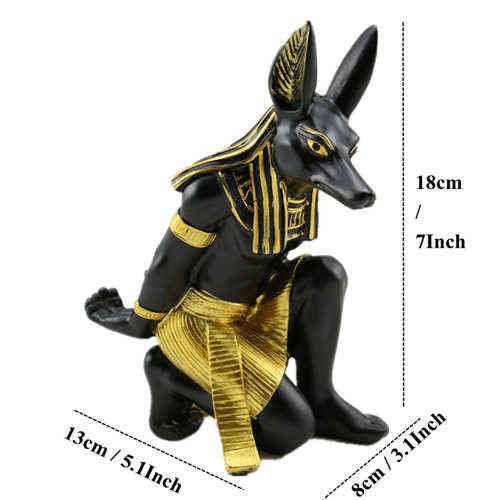 Anubis God Figur-13x8x18cm