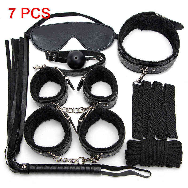 7 Black Bdsm Set