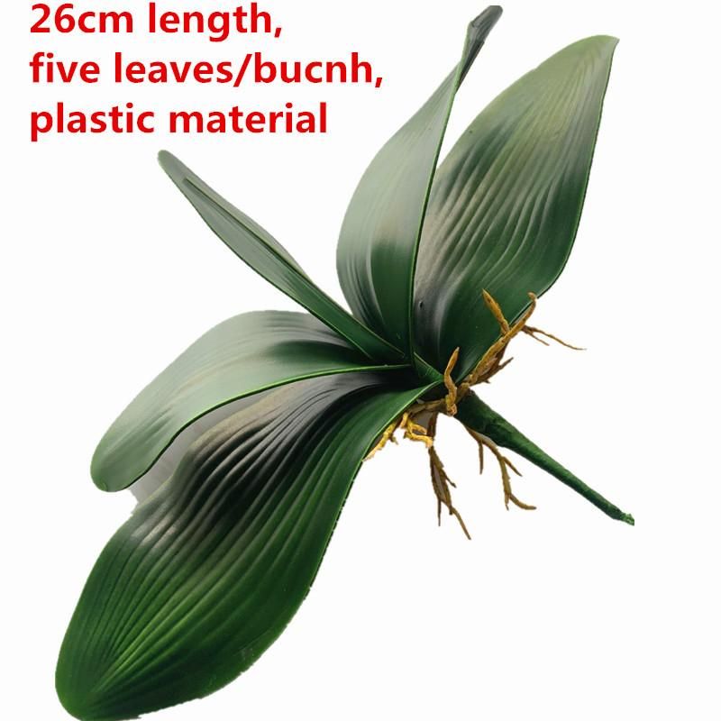 4pcs orchid leaf