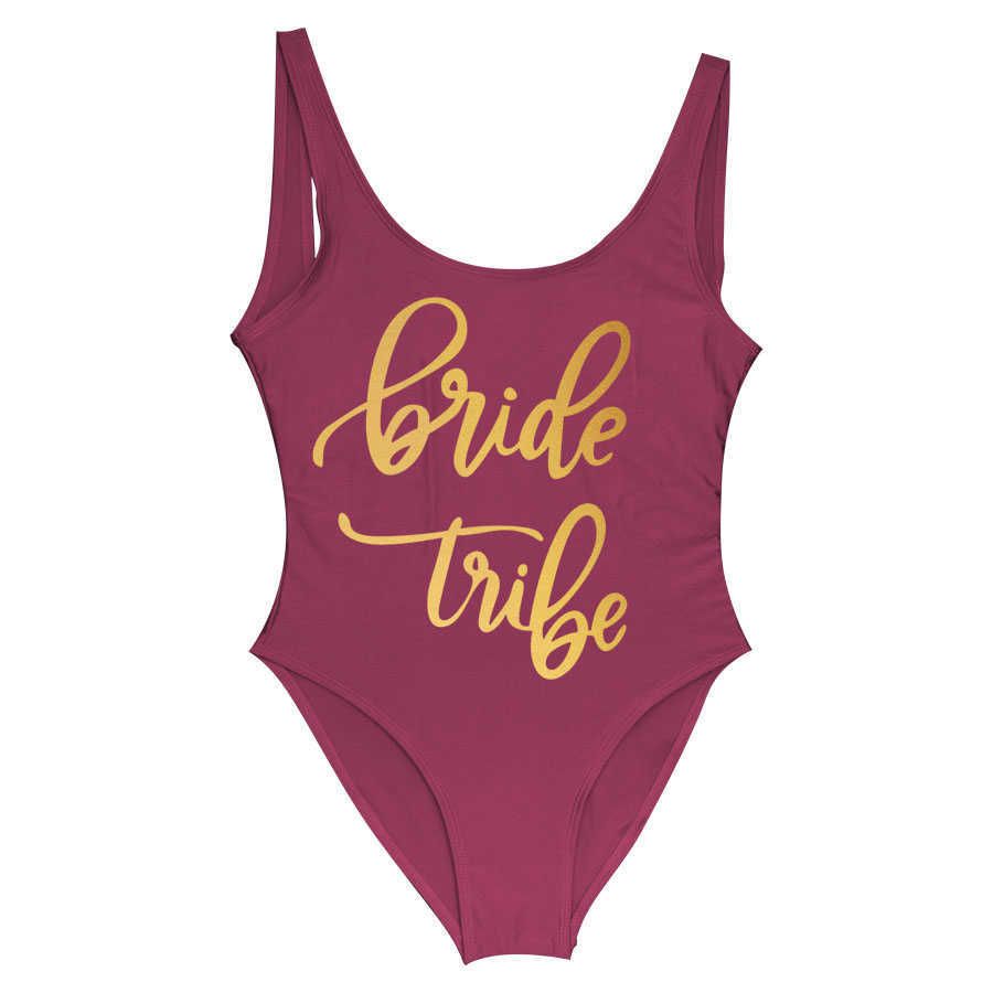 Bride Squad Dark Red