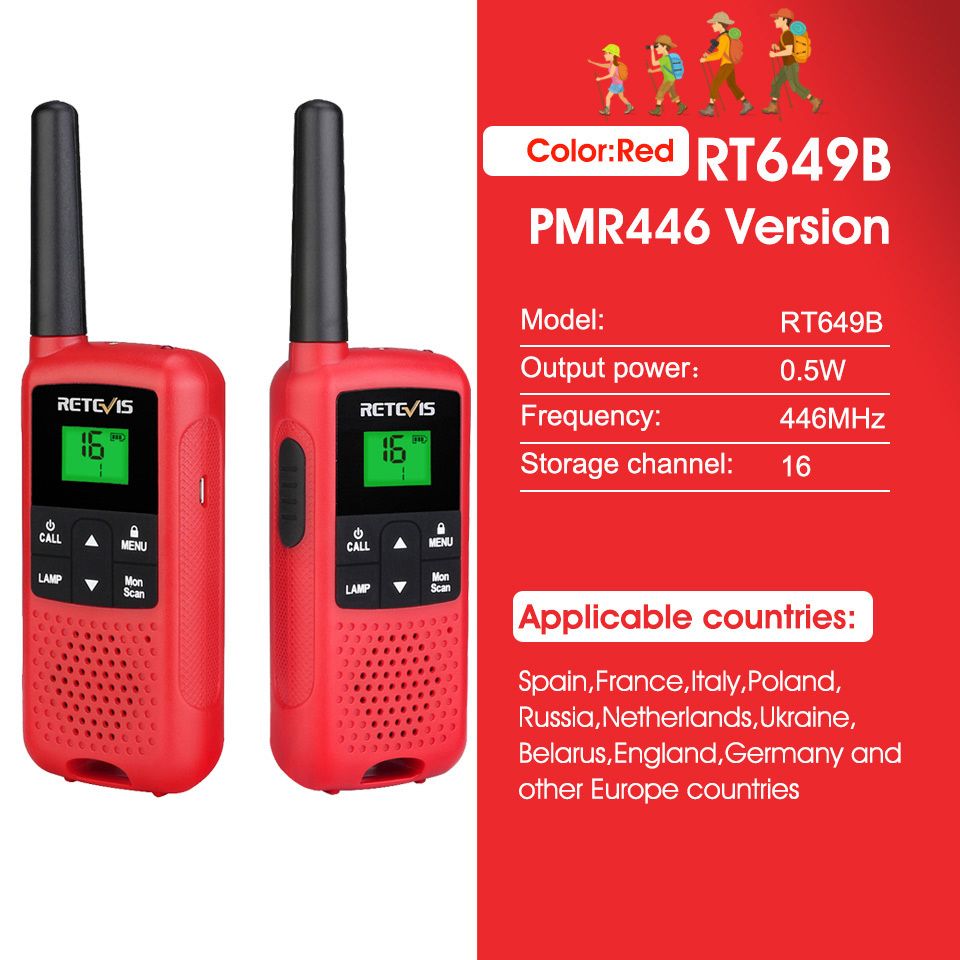 赤いPMR446 RT649B