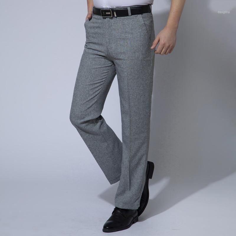Summer Thin Middle Aged Mens Dress 