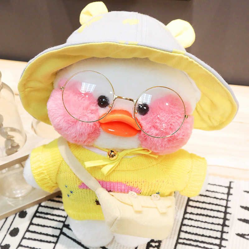 Kawaii 30 cm Lindo Lalafanfan Café Pato con peluche de peluche peluche animal suave Kawaii 30 cm Lindo Lalafanfan Café Pato con peluche de peluche peluche animal suave