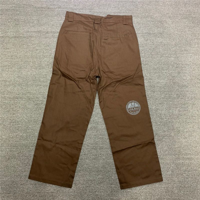 Compra Bordado Marrón Pantalones De Trabajo Hombres Mujeres Joggers De Alta  Calidad Sweetstring Pantalones Pantalones Barato | Entrega Rápida Y Calidad  | Es.Dhgate