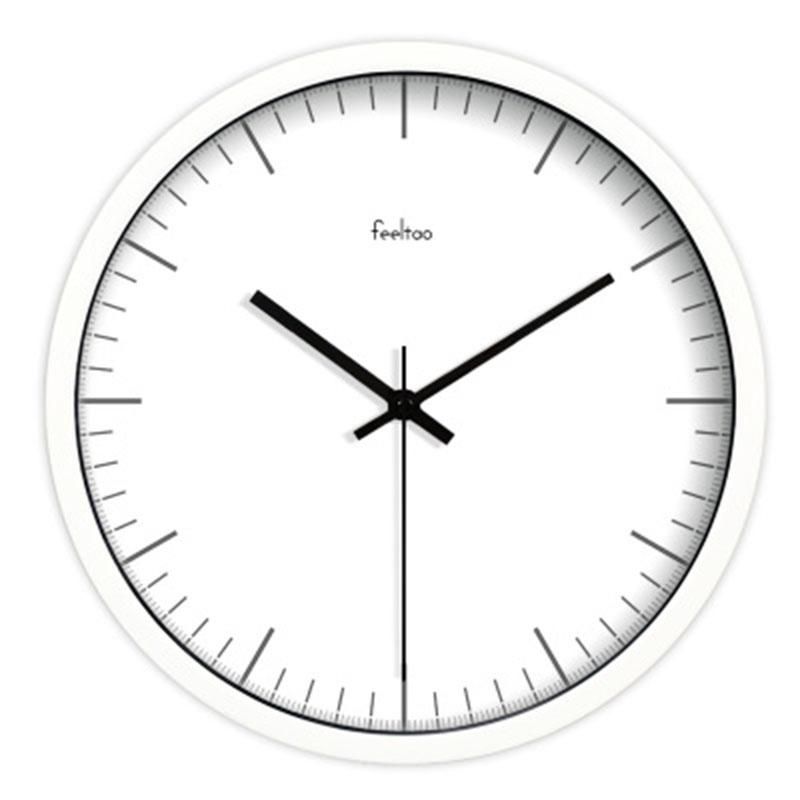 Biała ramka 10 calowa zegar