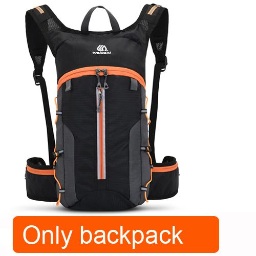 only orange backpack