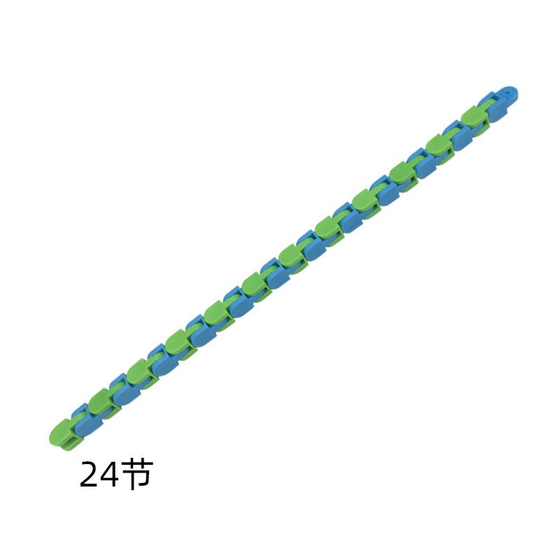 24 länkkedja (blå grön)