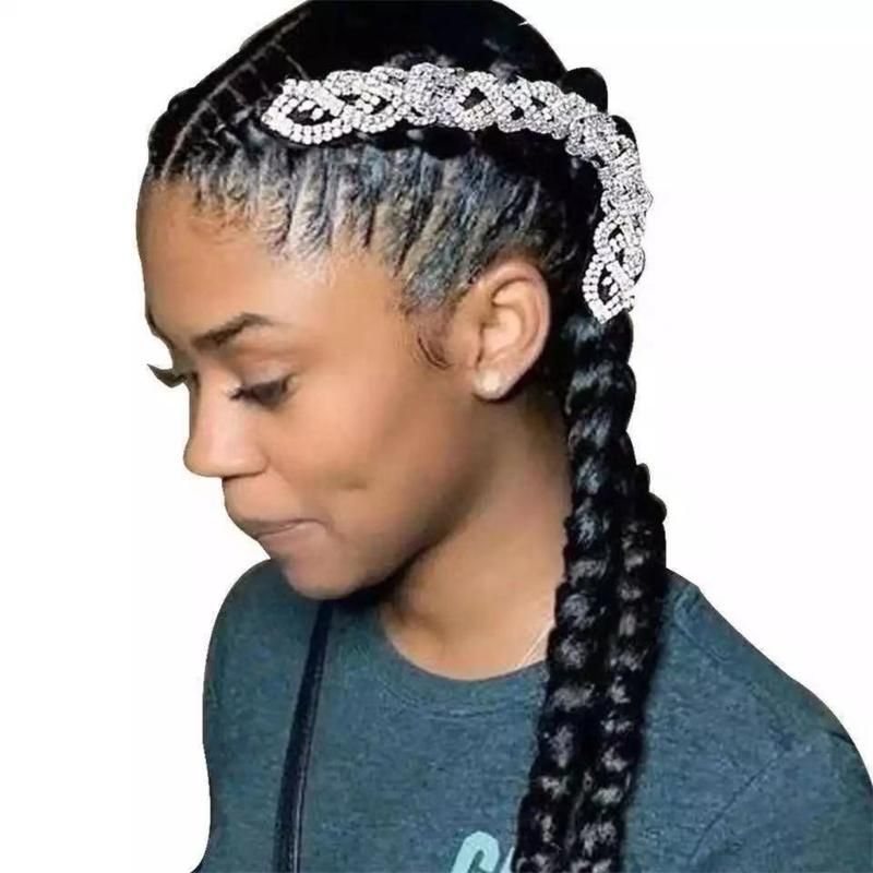 Hair Clips & Barrettes Extension Chain Rhinestone Braid Tassel Crystal Wig 13MD Hair Clips & Barrettes Extension Chain Rhinestone Braid Tassel Crystal Wig 13MD