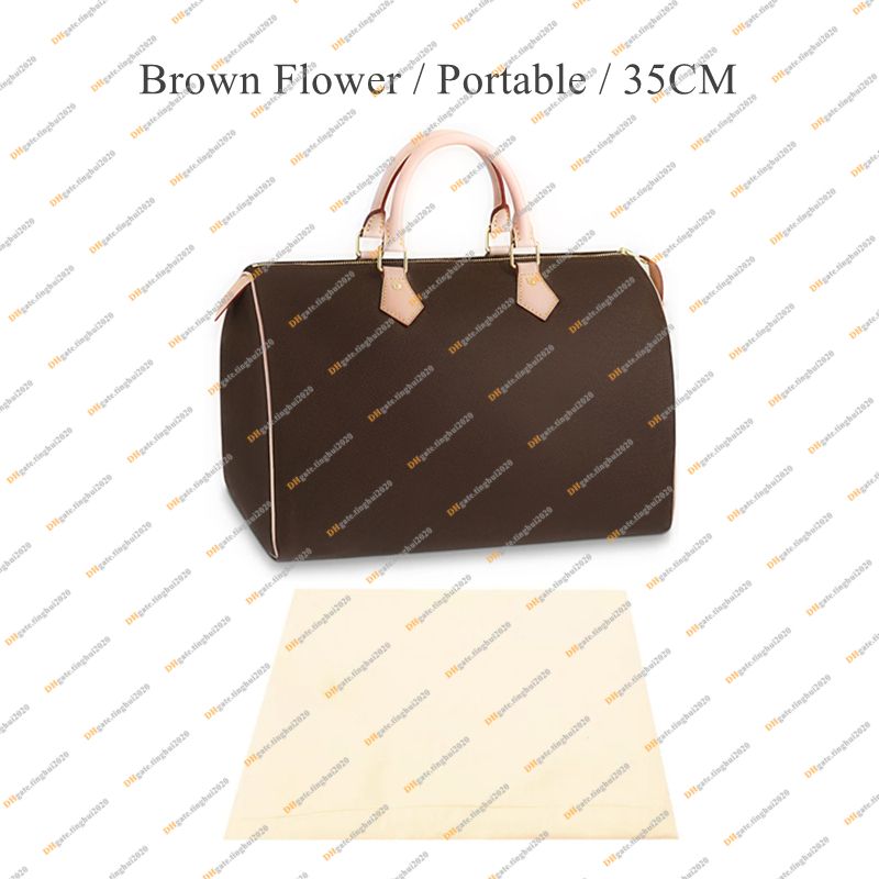 Portable/Brown Flower 35cm