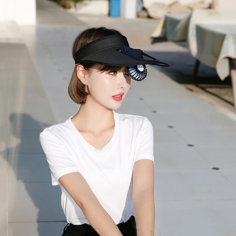 Outdoor Hats Cooling Fan Camping Hiking 