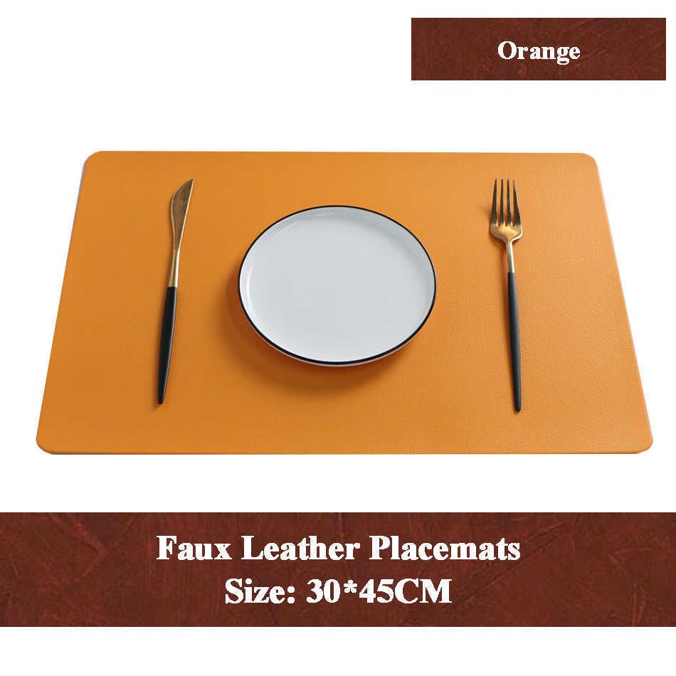 PU Orange-4 PCS-Rectangular