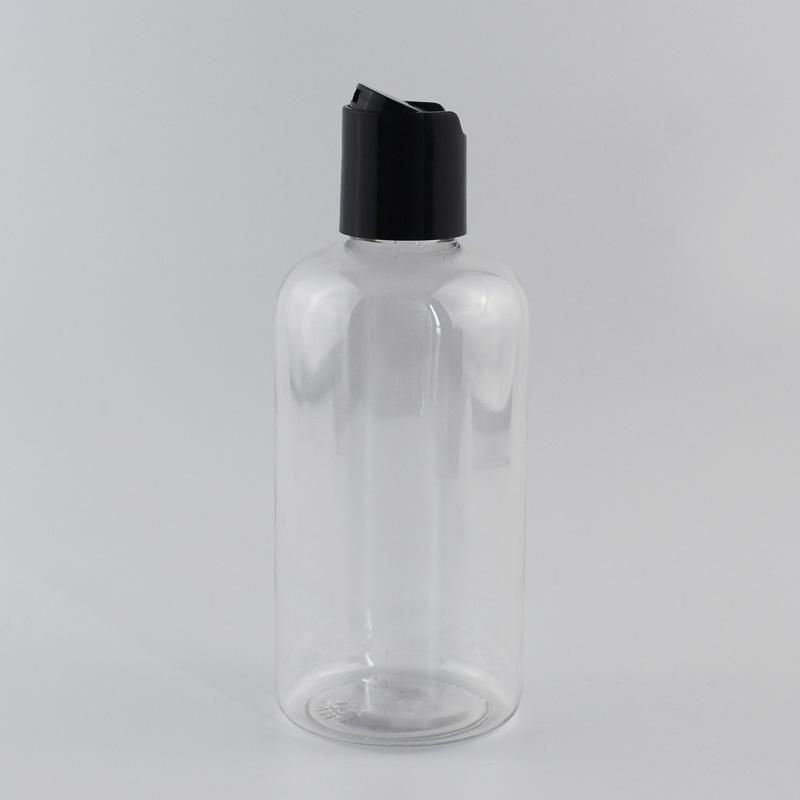 220ml Clear Bottle Black Plastic