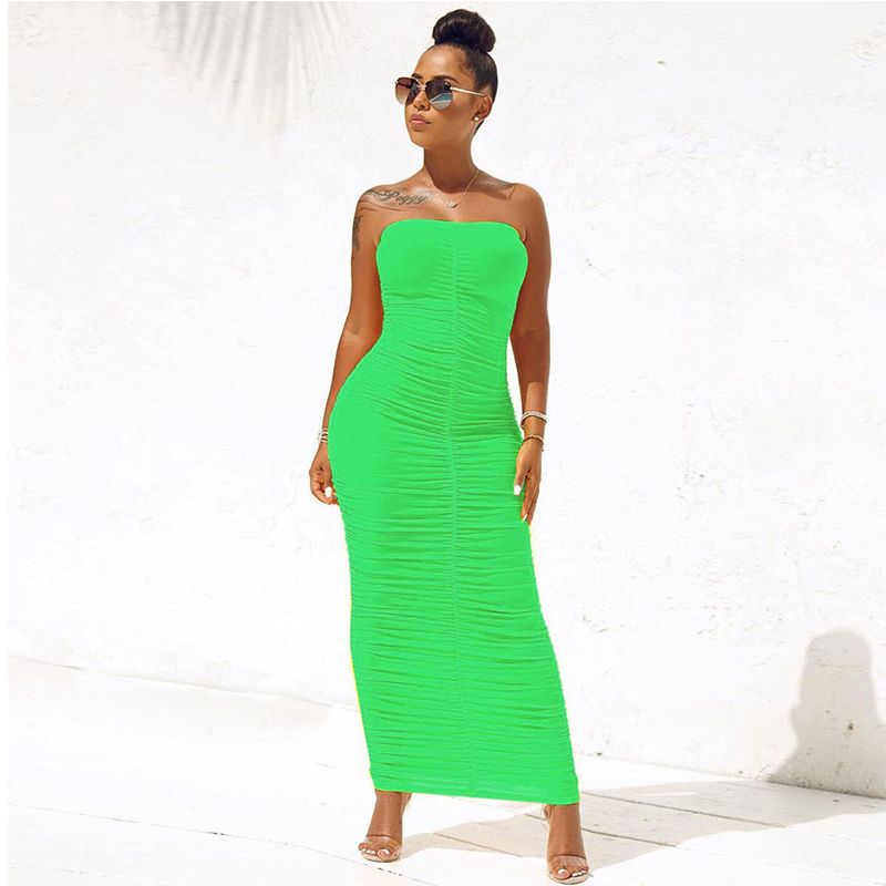 Green Long Dress