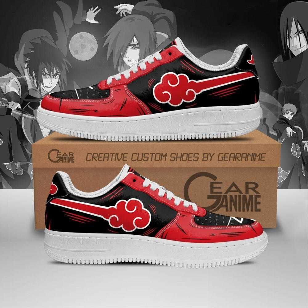 Alegre Entrada giro Zapatos de anime de bricolaje Akatsuki personalizado Naruto Casual Running  Deporte Zapatillas de deporte para caminar