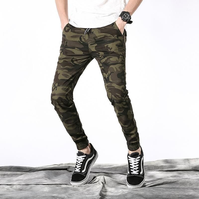 Compra Pantalones Para Mujer Capris Hombre Camuflaje Jogger Masculino  Cintura Elástica Encaje Arriba Harem Hombres Casual Algodón Militar Camo Joggers  De Gran Tamaño Barato | Entrega Rápida Y Calidad | Es.Dhgate