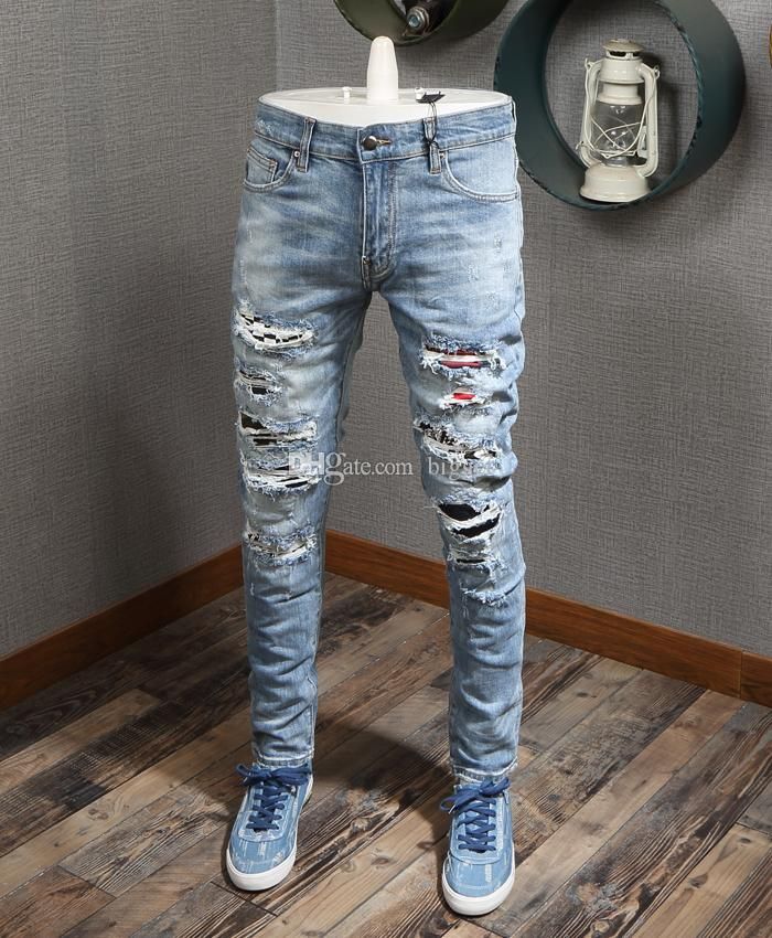 Compra 2021 Recién Llegados D2 Hombres Diseñador De Lujo Denim Jeans  Agujeros Pantalones Dsquare Biker Pantalones Ropa Para Hombres 98100 Barato  | Entrega Rápida Y Calidad | Es.Dhgate