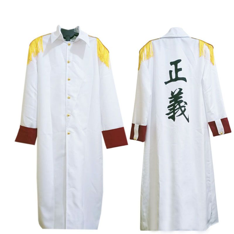 One Piece Unisex Marine Soldier White Cosplay Cloak Anime Costumes From Ranran16 47 46 Dhgate Com