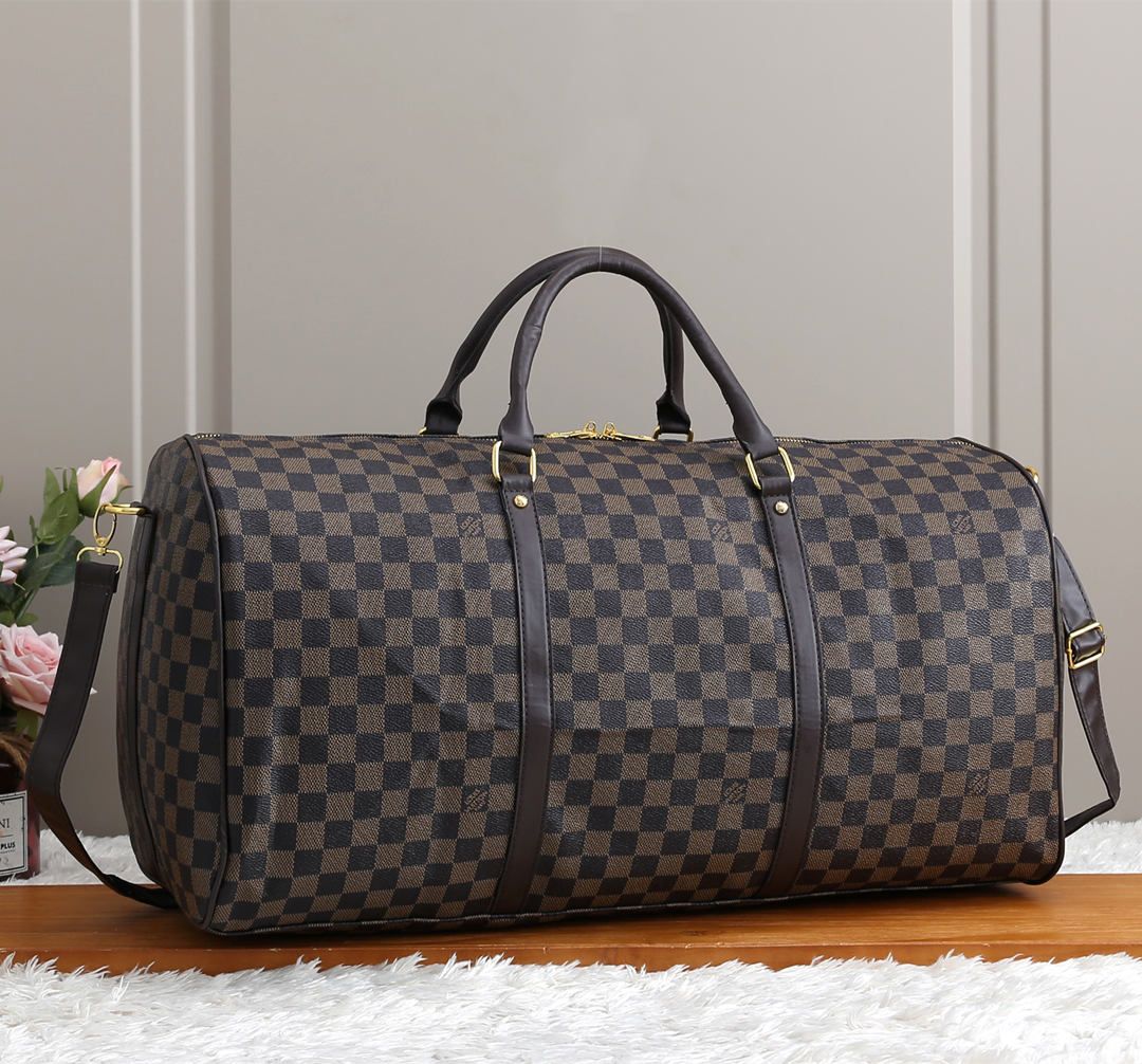 grey lv duffle bolsa