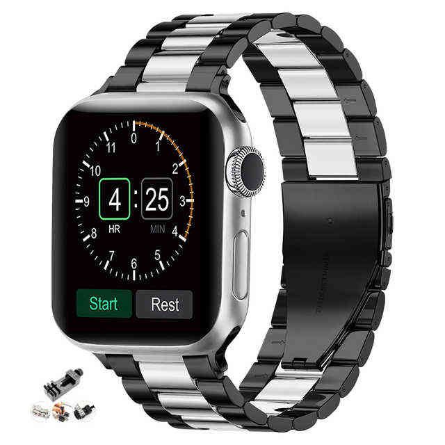 Black Silver1-for 38mm Or 40mm