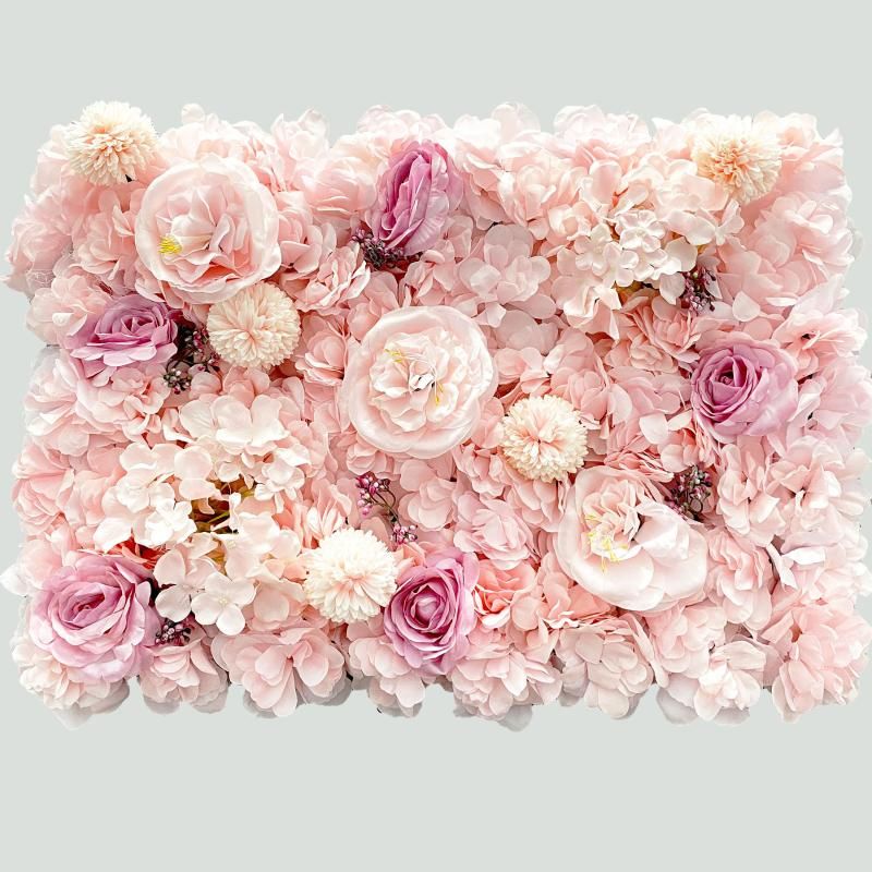 mur de fleur rose b