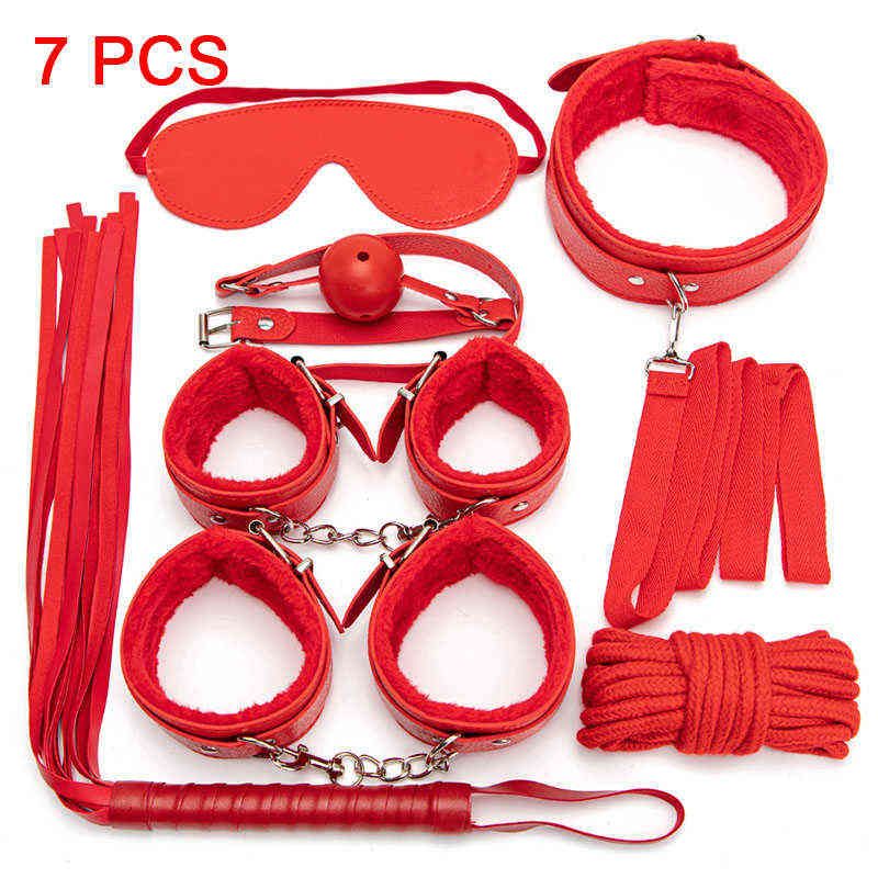 7 Red Bdsm Set