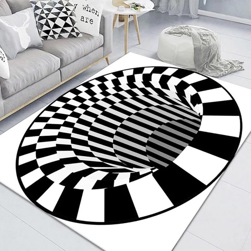 VARWANEO Halloween Carpet 3D Stereo Vision Clown Door Mat Coffee Table Mat VARWANEO Halloween Carpet 3D Stereo Vision Clown Door Mat Coffee Table Mat