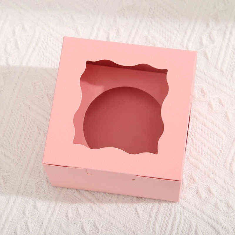 Wavy Square Pink- (10x10x6.5cm)