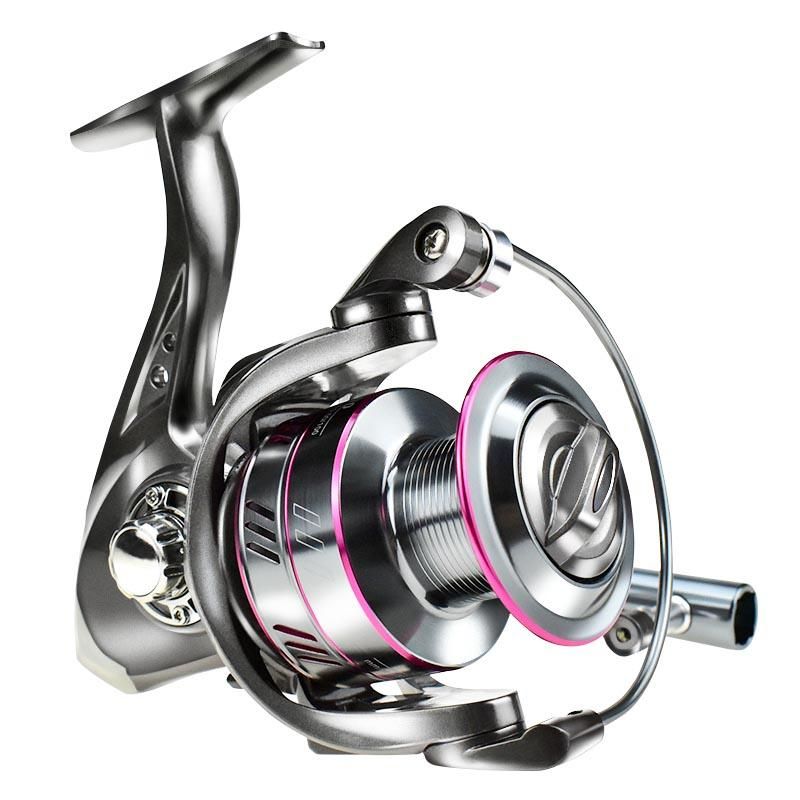 Fishing Spinning Reel 1000-7000 Max Drag 12kg 5.2:1 High Speed Metal Spool 13BB