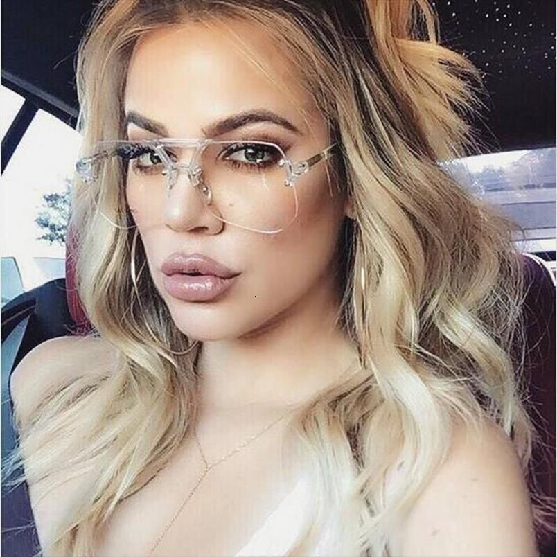 Oversized transparent sunglasses Clearance