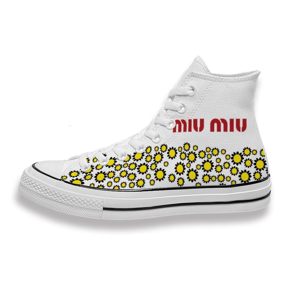 Compra Personalizado Impreso De Dibujos Animados Zapatillas De Margaritas  Amarillas Para Mujer Unisex Para Mujer Para Mujer Que Corre Sko Skateboard  DIY Entrenadores De Lona Zapato Casual Barato | Entrega Rápida Y