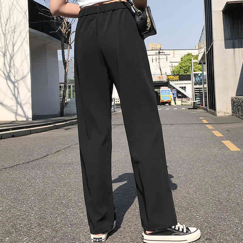 Ielgy Pantalones Mujer Rainbow Versión Coreana Cintura 