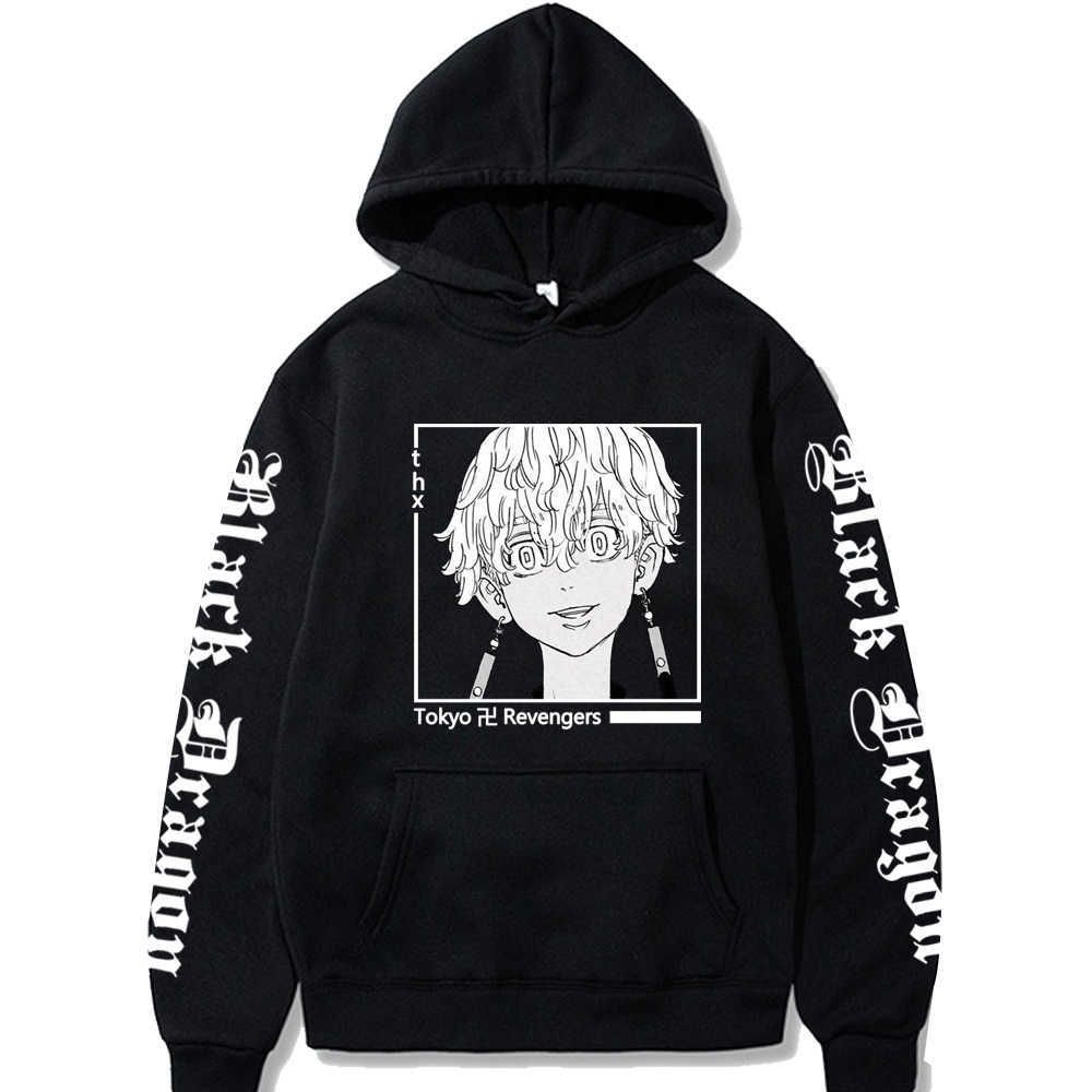 Fashion Anime Tokyo Revengers Black 