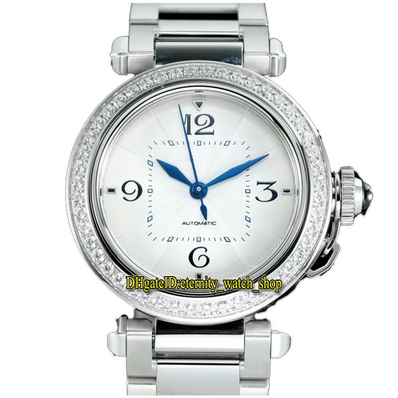 20210-A37 (5) Diamond Bezel Steel Strap